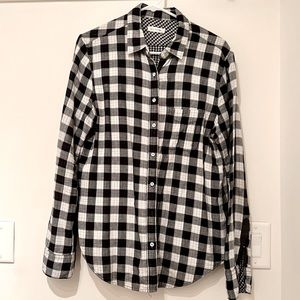 rag & bone reversible plaid buttondown